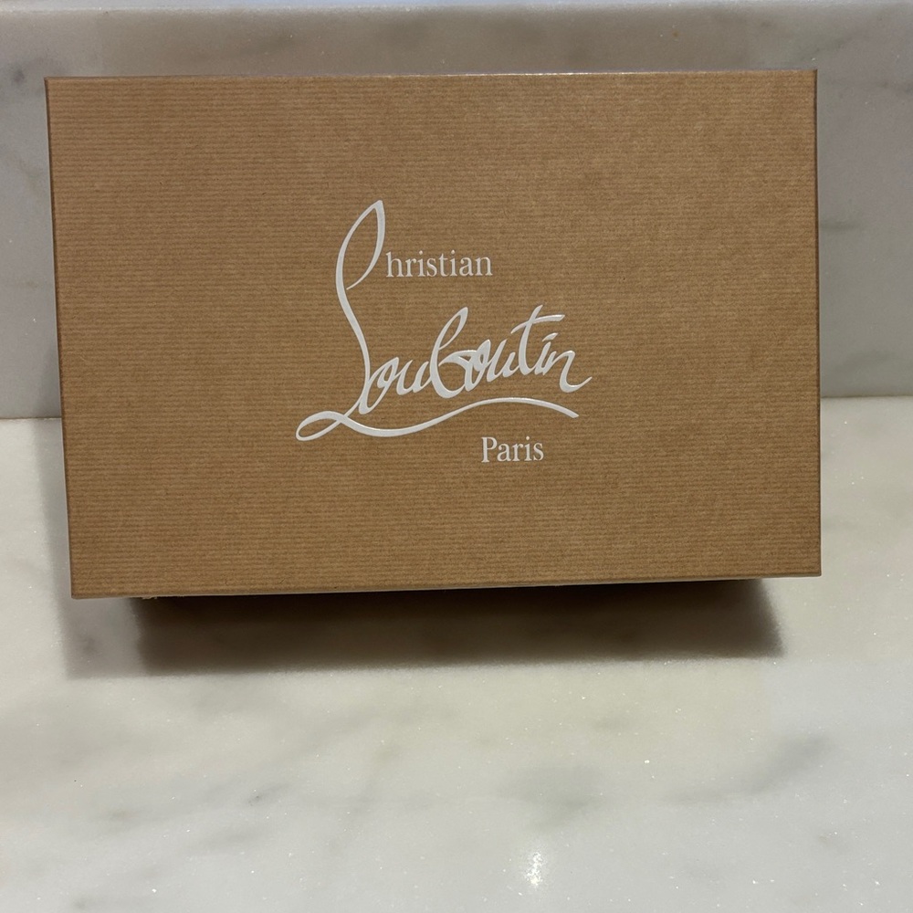 Christian Louboutin Brown Box with White Logo
